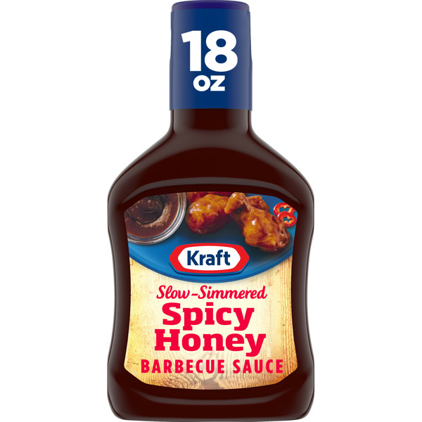 Marinades & Meat Preparation Kraft Spicy Honey Slow-Simmered Barbecue Sauce hero