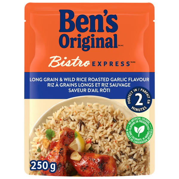 Prepared Meals Ben's Original™ Long Grain & Wild Rice Roasted Garlic Flavour hero