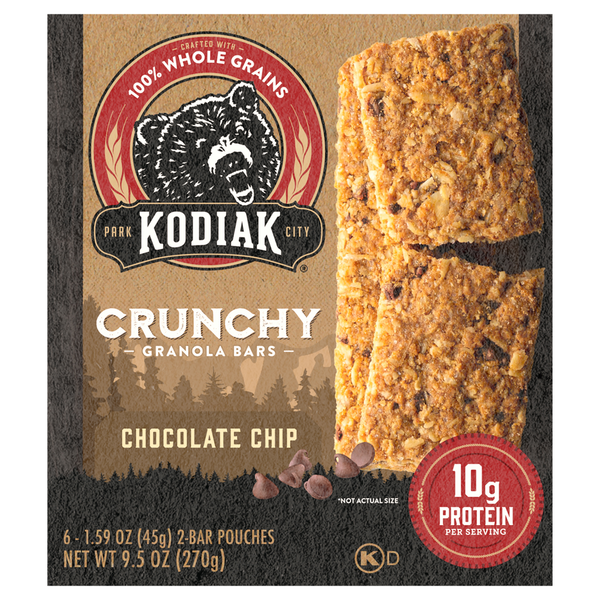 Energy & Granola Bars Kodiak Granola Bars, Crunchy, Chocolate Chip hero