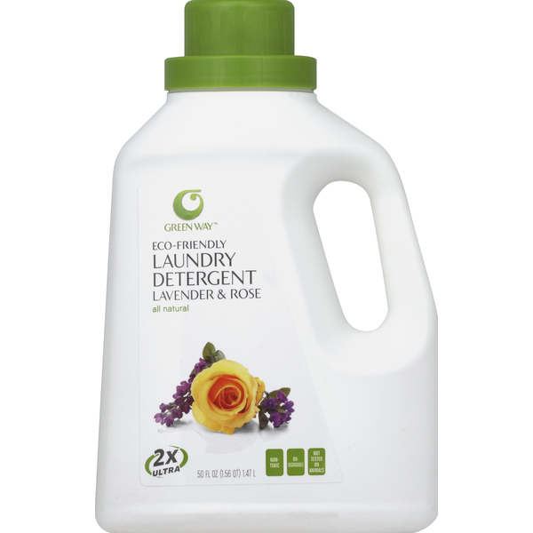 Laundry Green Way Markets Laundry Detergent, Eco-Friendly, 2x Ultra, Lavender & Rose hero