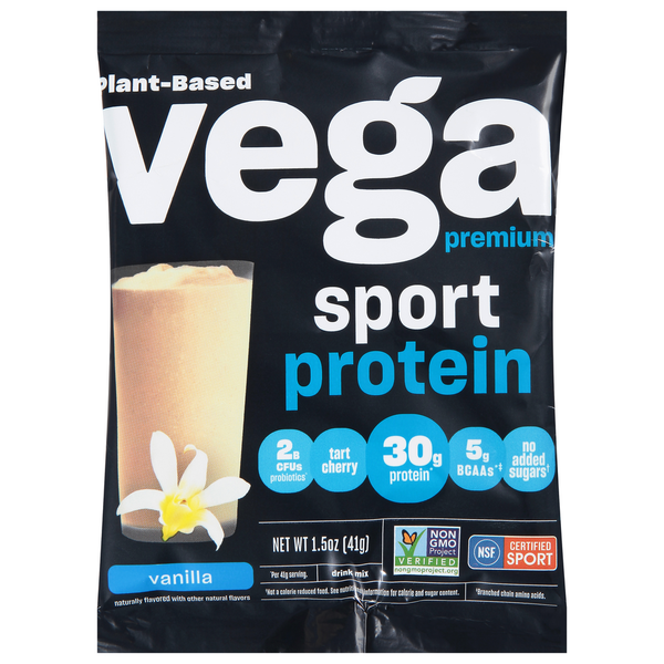 Protein & Meal Replacements Vega Drink Mix, Protein, Premium, Plant-Based, Vanilla hero