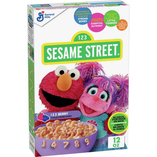 Cereal Sesame Street Breakfast Cereal, Berry hero