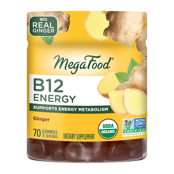 Vitamins & Supplements MegaFood B12 Energy Ginger Gummies hero