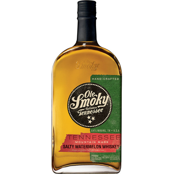 Whiskey Ole Smoky Salty Watermelon Flavored Whiskey Mountain Made 60 hero