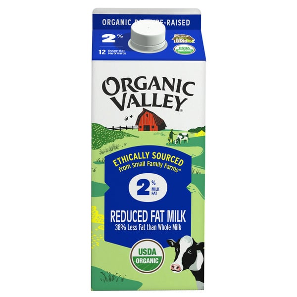 Milk Organic Valley 2% Milk hero