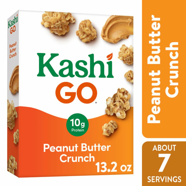 Cereal Kashi Breakfast Cereal, Fiber Cereal, Family Breakfast, Peanut Butter Crunch hero