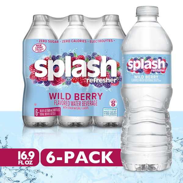 Water, Seltzer & Sparkling Water Splash Refresher Wild Berry Flavored Water hero