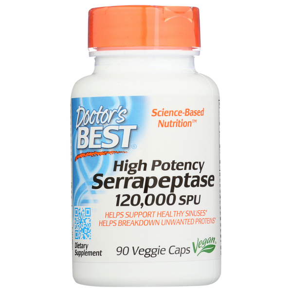 Vitamins & Supplements Doctor’s Best High Potency Serrapeptase hero