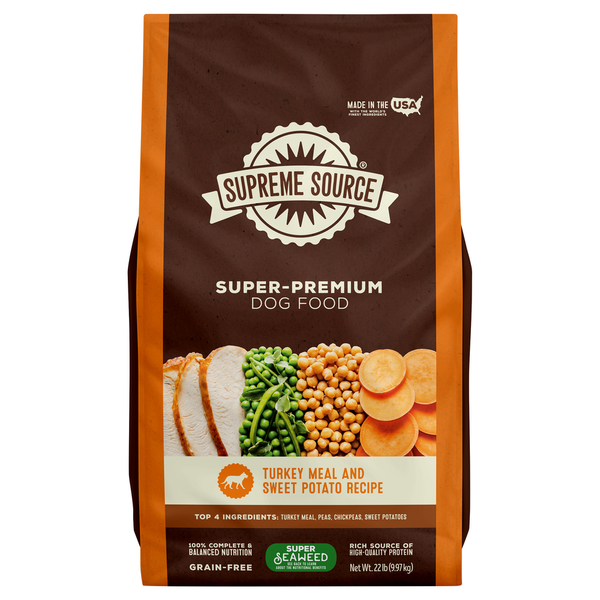 Dog Food & Care Supreme Source Grain Free Turkey Meal and Sweet Potato Recipe Dog Food hero