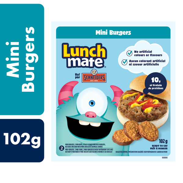 Frozen Meat & Seafood Lunchmate Mini Burgers Lunch Kit hero