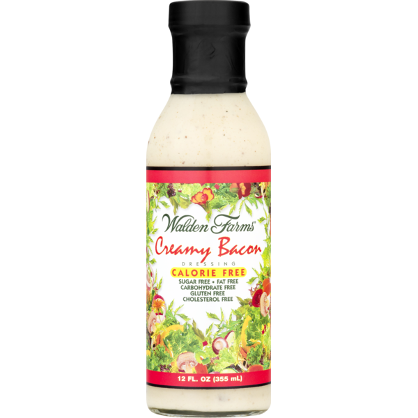 Salad Dressing & Toppings Walden Farms Calorie Free Dressing Creamy Bacon hero