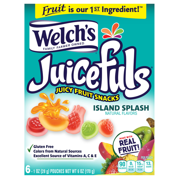 Welch's Juicy Fruit Snacks, Island Splash hero