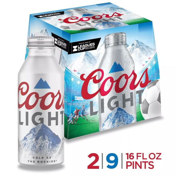 Domestic Coors American Light Lager Beer hero