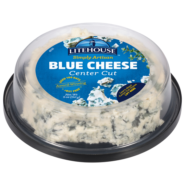 Specialty Cheeses Litehouse Cheese, Blue, Center Cut hero