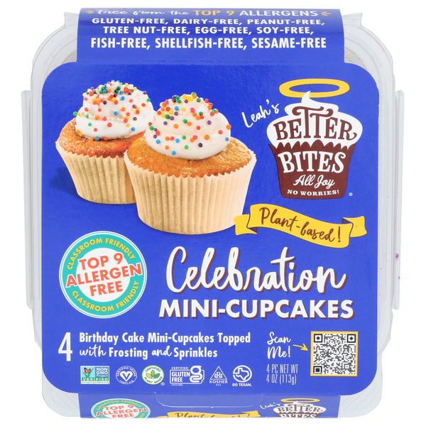 Better Bites Bakery 4-Ct Mini Cupcake hero