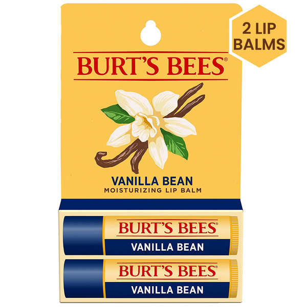 First Aid Burt's Bees Vanilla Bean Lip Balm, Natural Origin Lip Care hero