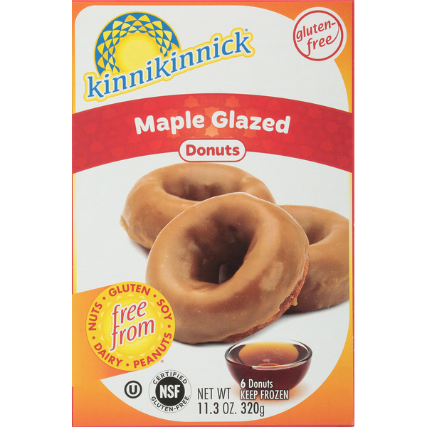 Frozen Breakfast Kinnikinnick Donuts, Maple Glazed hero