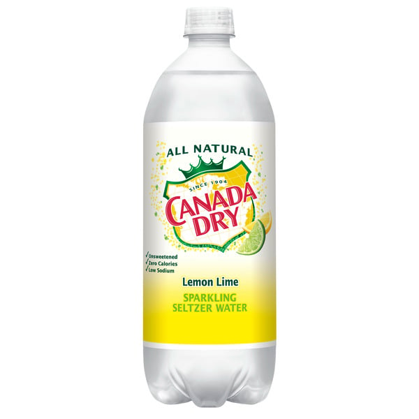 Water, Seltzer & Sparkling Water Canada Dry Lemon Lime Sparkling Seltzer Water hero