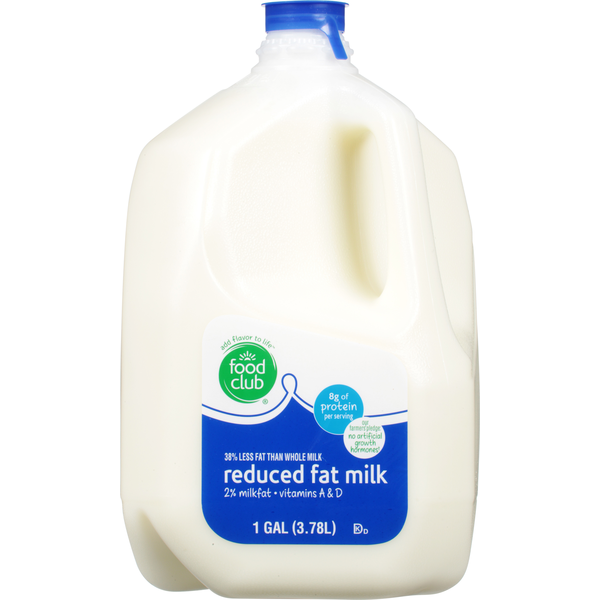 Milk Food Club Milk, Reduced Fat, 2% Milkfat hero