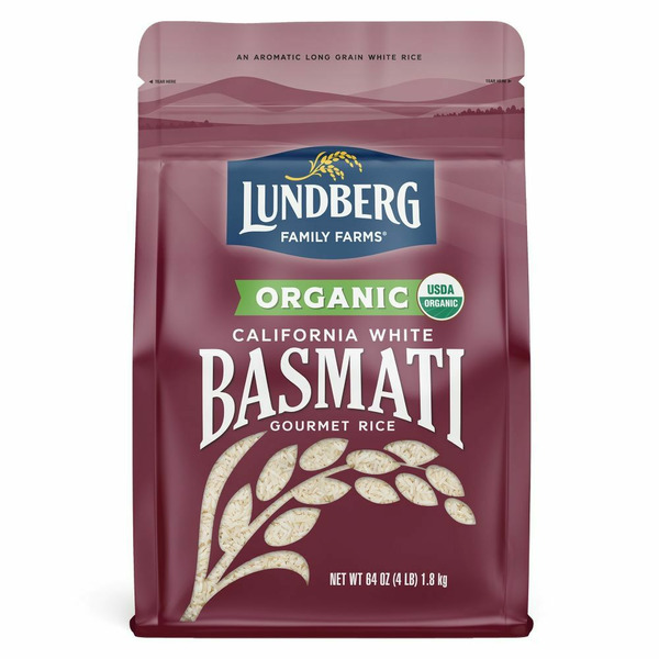 Juice & Nectars Lundberg Family Farms Organic, White Basmati Rice hero