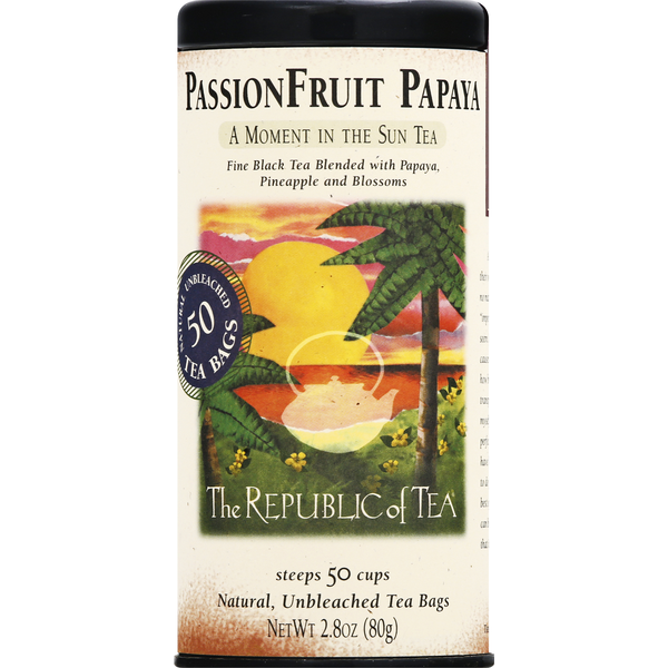 Tea The Republic of Tea Passion Fruit Papaya hero