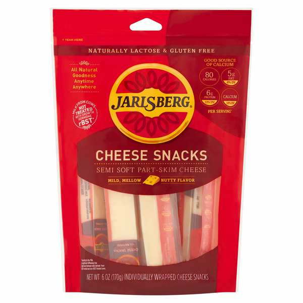 Packaged Cheese Jarlsberg Semi Soft Part-skim Cheese Snack hero