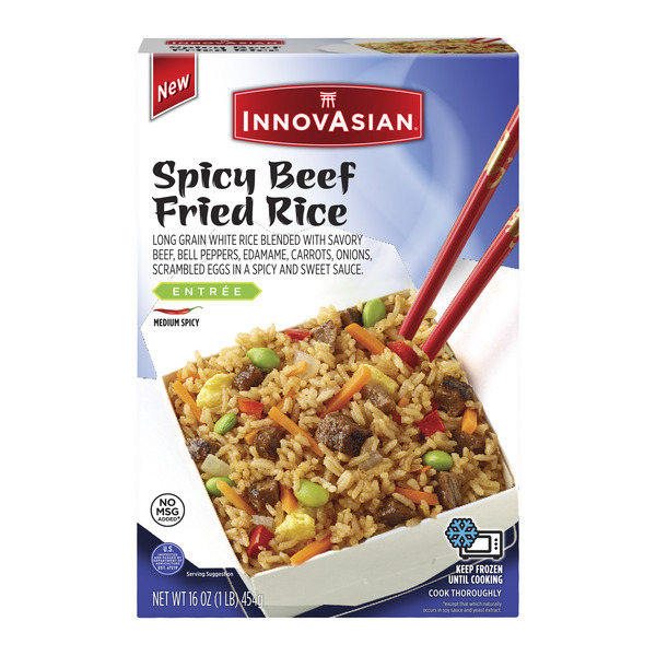 Frozen Meals InnovAsian Spicy Beef Fried Rice, Frozen Multi-Serve Entrée hero