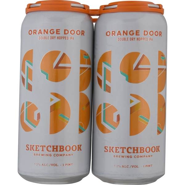 Beers & Coolers Sketchbook Beer, Double Dry Hopped IPA, Orange Door hero