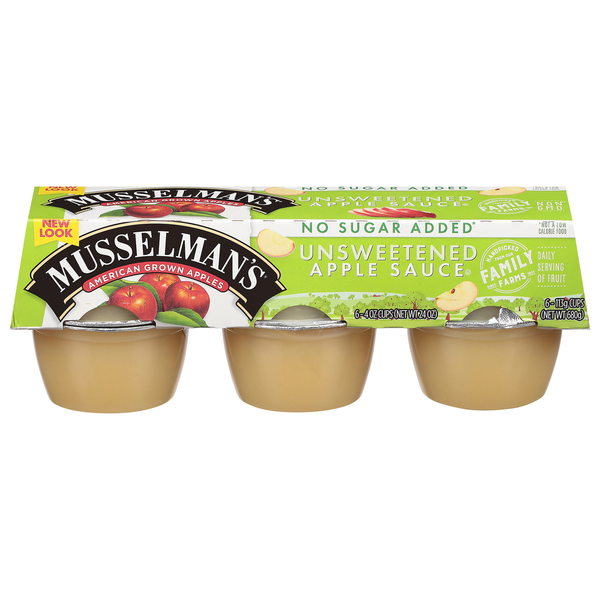 Canned Fruit & Applesauce Musselman's Unsweetened Apple Sauce hero