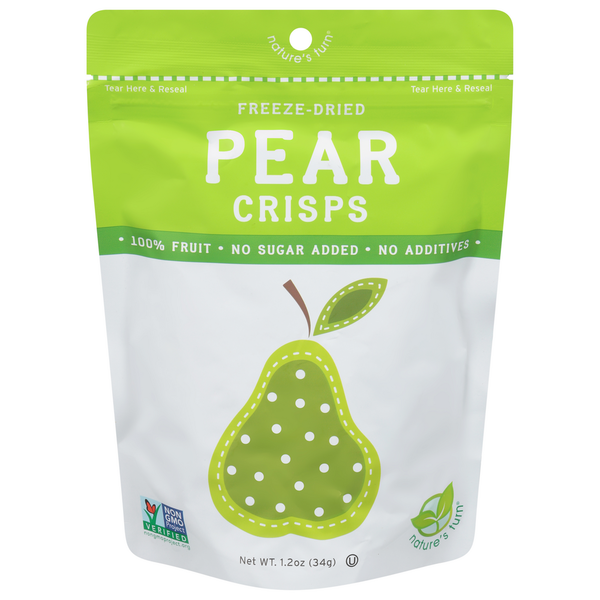 Nuts, Seeds & Dried Fruit Nature's Turn Pear Crisps, Freeze-Dried hero