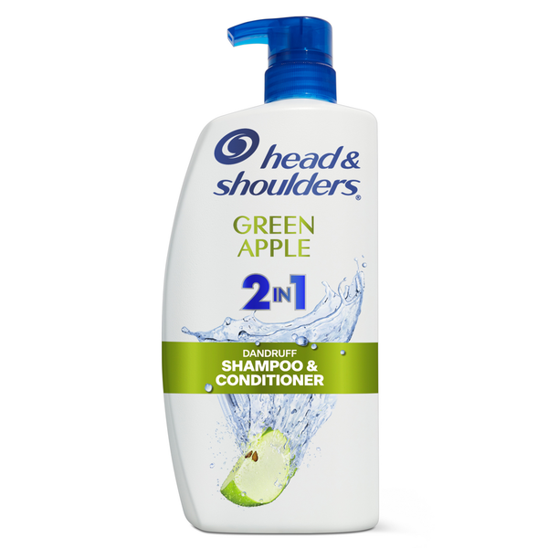 Hair Care Head & Shoulders 2 in 1 Dandruff Shampoo and Conditioner, Green Apple hero