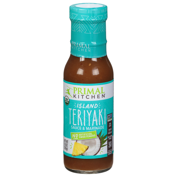 Condiments Primal Kitchen Sauce & Marinade, Island Teriyaki hero