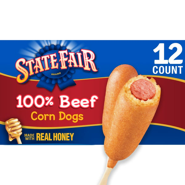 Frozen Appetizers & Sides State Fair Beef Corn Dogs, Frozen hero