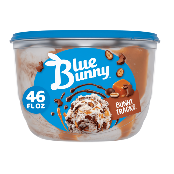 Ice Cream & Ice Blue Bunny Signature Bunny Tracks Frozen Dessert hero