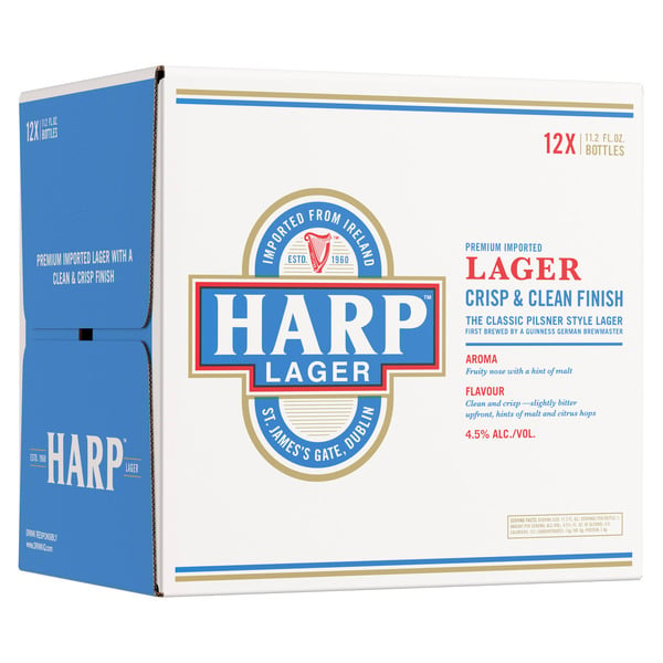 Lagers Harp Premium Lager, Bottles hero