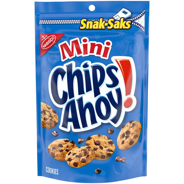 Cookies & Cakes Chips Ahoy! Mini Original Chocolate Chip Cookies, Snak-Saks hero