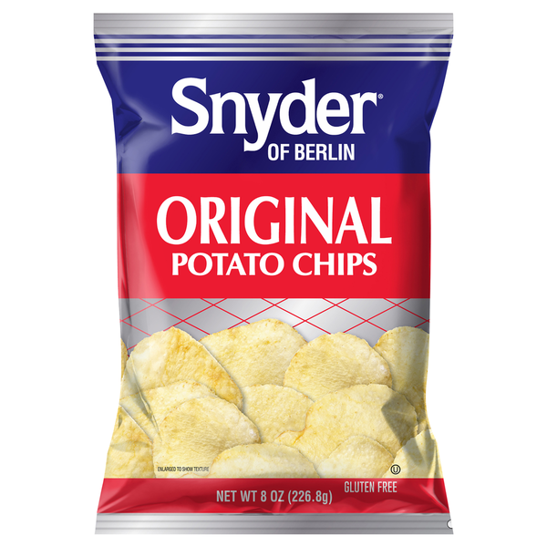 Chips & Pretzels Snyder of Berlin Potato Chips, Original hero