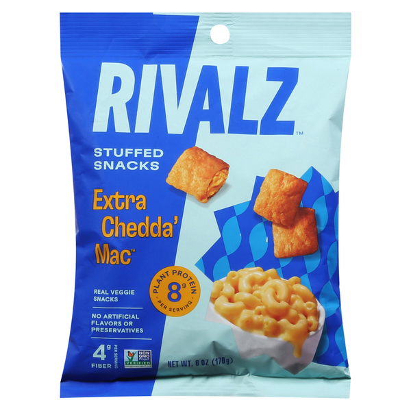 Rivalz Stuffed Snacks, Extra Chedda' Mac hero