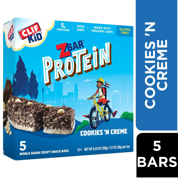 Energy & Granola Bars Zbar Cookies 'N Creme Crispy Protein Snack Bars hero