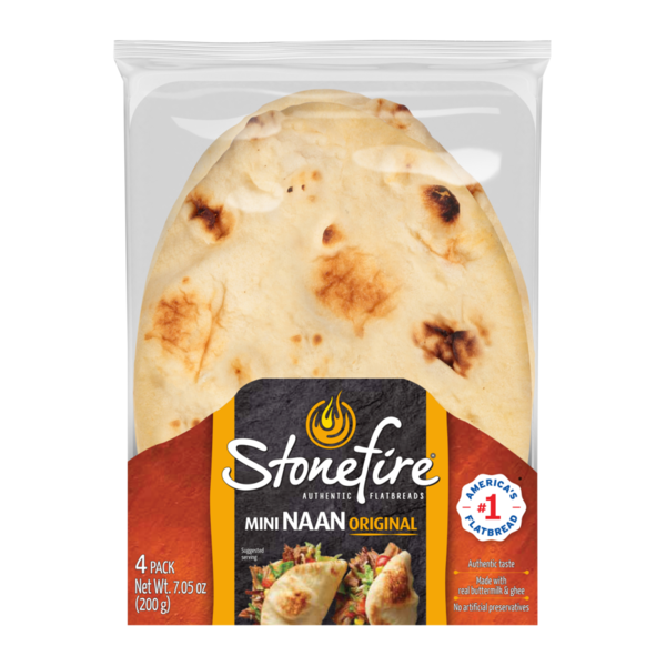 Breads Stonefire Original Mini Naan- 4PK hero