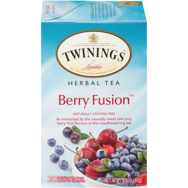 Tea Twinings Of London Berry Fusion Herbal Tea Bags hero