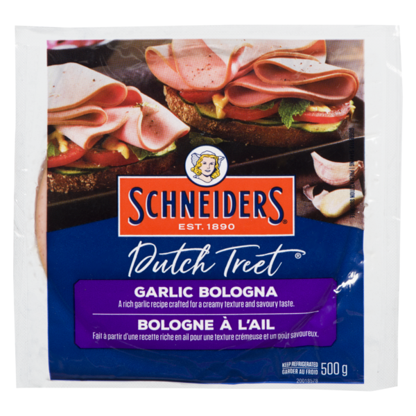 Hot Dogs, Bacon & Sausage Schneiders Dutch Treet Garlic Bologna hero