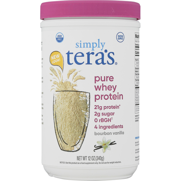 Protein & Meal Replacements Simply Tera's Whey Protein, Pure, Bourbon Vanilla hero