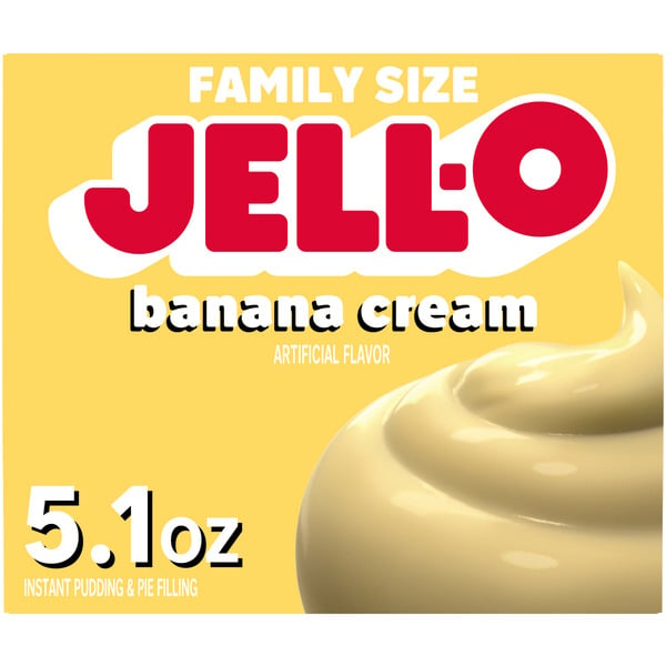 Doughs, Gelatins & Bake Mixes Jell-O Banana Cream Instant Pudding & Pie Filling Mix hero