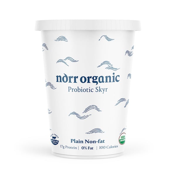 Yogurt Norr Organic Probiotic Skyr Yogurt Non-fat, Plain hero