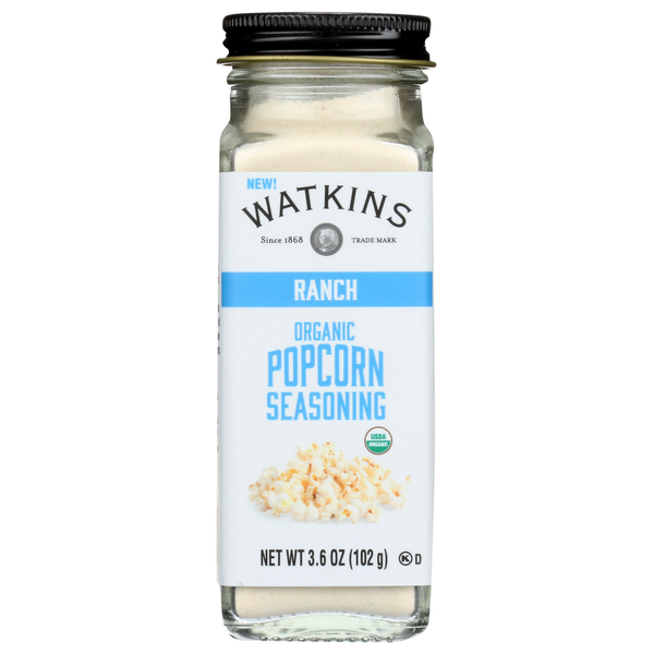 Spices & Seasonings Watkins Gourmet Organic Spice Jar, Ranch Popcorn Seasoning hero