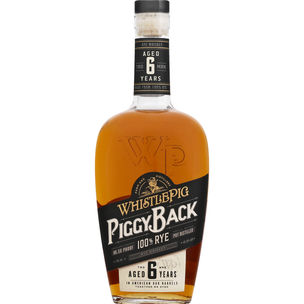 Spirits WhistlePig Rye Whiskey, Piggy Back hero