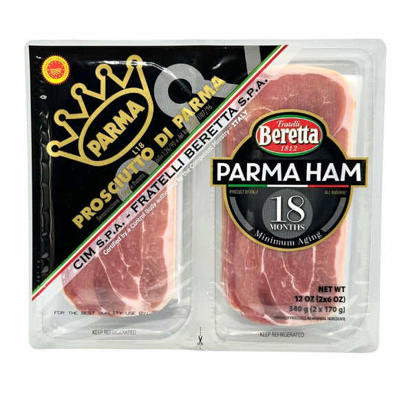 Deli Meat Fratelli Beretta Prosciutto Di Parma, 6 oz, 2-count hero