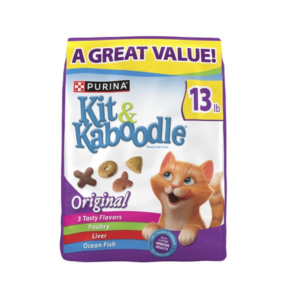 Cat Food & Care Purina Kit & Kaboodle Kit and Kaboodle Dry Cat Food Original Poultry, Liver and Ocean Fish Flavors hero