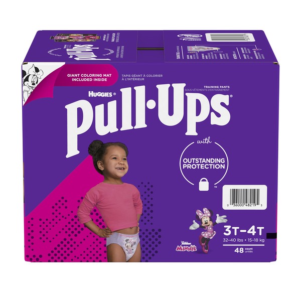 Diapers & Wipes Pull-ups Learning Designs 3t-4t 32-40 Lbs Training Pants hero